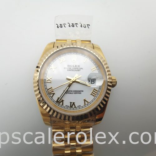 Rolex Datejust 126333 Mens 41 mm White Stainless Steel Automatic watch