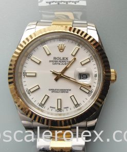 Rolex Datejust Oyster White Stk Asian 2813 White Men Automatic watch
