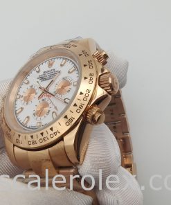 Rolex Daytona 116505 Men's 40 Mm Rose Gold Steel Automatic Watch