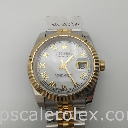 Rolex Datejust 116233 Women 36 mm White Steel Automatic Watch