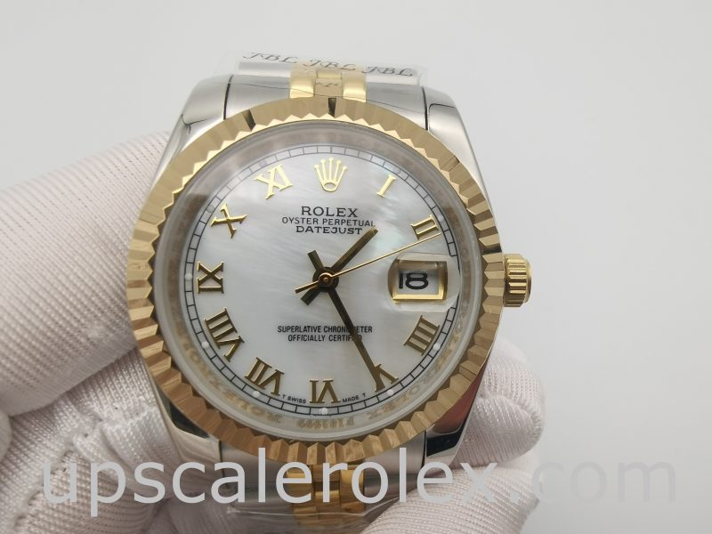 Rolex Datejust 116233 Women 36 mm White Steel Automatic Watch