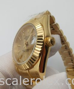 Rolex Datejust 68278 E 18k Yellow Gold 31mm Automatic Watch