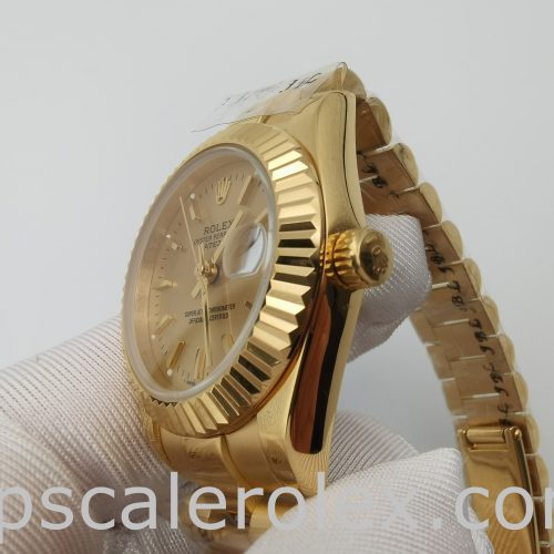 Rolex Datejust 68278 E 18k Yellow Gold 31mm Automatic Watch