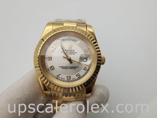 Rolex Day-Date 218238 Men's 41mm Yellow Gold Automatic Watch