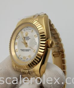 Rolex Day-Date 218238 Men's 41mm Yellow Gold Automatic Watch