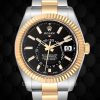 Rolex Sky-dweller Men’s m326933-0002 41mm Gold-tone