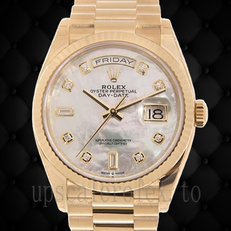 Rolex Day-date 36mm m128238-0011 Unisex Mother of Pearl Dial - Who ...