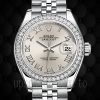Rolex Datejust 28mm m279384rbr-0009 Ladies Diamond Bezel Watch
